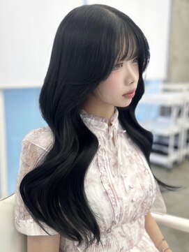 アイシー 表参道(ICY) ワンホン盛れるくびれレイヤーカット/ブルーブラック