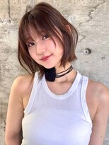 サイン 渋谷(SIGN)&nbsp;20代/韓国ボブ/レイヤーボブ/タッセルボブ/透明感カラー