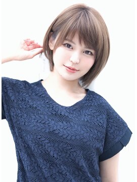 セイドット オモテサンドウ(Say. omotesando) Say.ショートショートボブ丸みショートヘーゼルグレージュ表参道