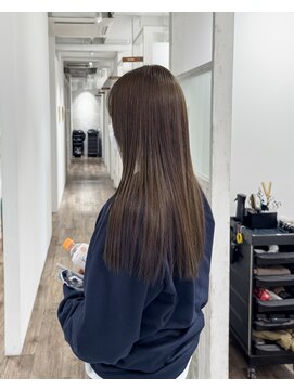 ゴウトゥデイ 横須賀店(GO TODAY) ロングスタイル / ブリーチ無しアッシュベージュ