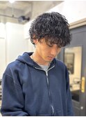 波巻きパーマ/スパイラルパーマ/波打ちマッシュ