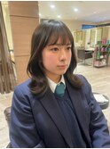 お顔周りカット　レイヤー　髪質改善