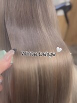 モレッティウィズリゴヘアー(Moretti with RIGO hair)&nbsp;ホワイトベージュ