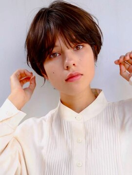 アンドレイ 表参道(andrey) 着物ヘア/ダークアッシュ/ミディアムレイヤーカット/表参道