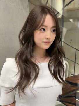 ヨロ 渋谷(YOLO) 韓国ヘアーハッシュカットレイヤーカットハイライトカラー