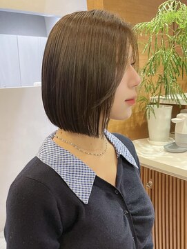 ロンド ボーイ 表参道(Lond BOY) 大人ガーリー/タッセルボブ/韓国顔周り/ブリーチなし/原宿表参道