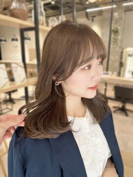 エレン 新百合ヶ丘店(ELEN) ブリーチ無しベージュカラー