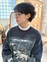 ロマーリ(LOMARLIE)&nbsp;ニュアンスパーマ30代40代50代クールショートレイヤーパーマ