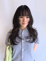 クレーデヘアーズ 相田店(Crede hair's) #顔まわりで魅せる。黒髪を軽やかに彩るフェイスレイヤーロング