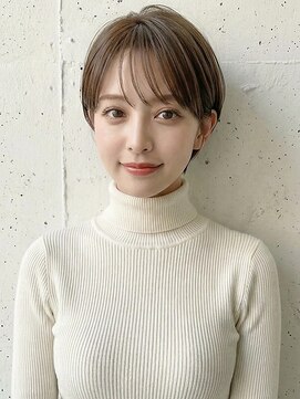 カバーヘア 上尾西口店(COVER HAIR) ラテグレージュ大人美人耳かけクールショートA14上尾30代40代