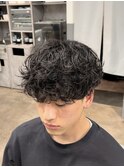 リバースセンターパート/ニュアンスパーマ/ダウンバング/MEN'S◎