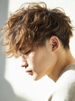 メンズイケメンパラダイス(Men'sイケメンパラダイス)&nbsp;Men'sカットマッシュニュアンスパーマ/ダブルカラー/眉毛
