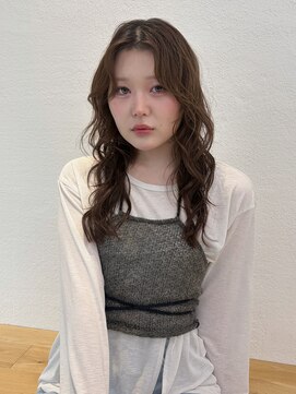 フィルムス 横浜(FILMS+) デジタルパーマ/ミディアムレイヤー/韓国巻き風/顔周りカット