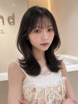 サンド ミュウ 横浜店(sand mieu)&nbsp;抜け感/ミディアムレイヤー/ベージュカラー/韓国風/横浜駅