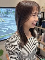 スーリール 福岡別府店(Sourire)&nbsp;透明感カラー 韓国ヘア アッシュカラー ベージュカラー