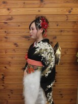 パル&nbsp;振袖アップスタイル