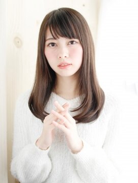 ナル 白山神社参道通り店(nalu) 重め毛先のナチュラルワンカールスタイル