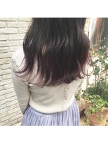 ミント バイ フォルテ(mint by FORTE)&nbsp;【mint by forte】裾カラーピンク