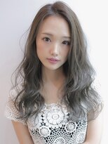 アグ ヘアー ポケット 博多店(Agu hair pocket) 《Agu hair》アッシュカラーで涼しげ夏ウェーブ