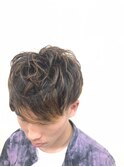 MEN’S HAIR/スリークショート /ツーブロック/ハイライトカラー
