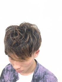 ループ ヘアーサロンアンドコミュニティー(LOOP) MEN’S HAIR/スリークショート /ツーブロック/ハイライトカラー