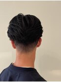 前下がりセンターパート