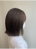ラベンダーグレージュボブ