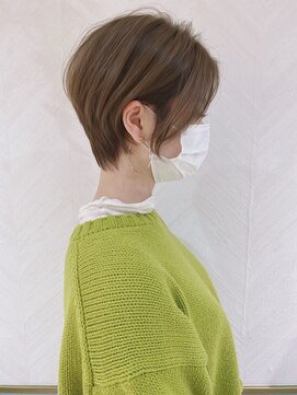 ロンド ストラーダ 心斎橋(Lond strada) ショート×ハイライト白髪ぼかし×シルキーベージュ[心斎橋]