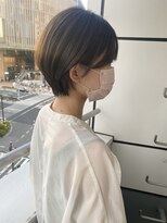 シトロン ブラン(CITRON blanc)&nbsp;丸みショート　サイドバング　前髪ありショート