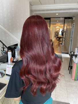ヘアスタジオ アルス 御池店(hair Studio A.R.S) ブリーチ無しボルドーカラー