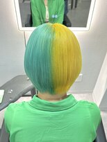 シェイロ(Cielro)&nbsp;《デザインカラー》ツートーンカラー/ミントグリーン×イエロー