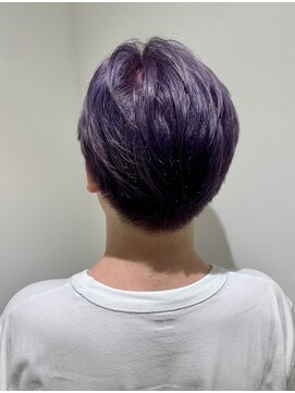 アズールサン 草加西口店(azule-sun) ダブルカラー,アッシュパープル,デザインカラー【草加】