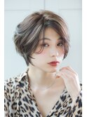 【Lounge】クール×ナチュラルショートボブ◎30代40代50代