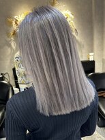 ロンド レア 天神大名店(Lond Le’a)&nbsp;ミルクティーベージュダブルカラーインナーカラーケアブリーチ