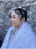 成人式ヘアセット part.1