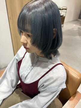 テラスヘア 新潟駅南(TERRACE hair) 【ケアブリーチ】ハイトーンブルージュ×レイヤースタイル