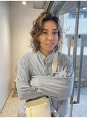 レディースミディアムパーマ