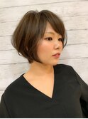 大人ショートボブ