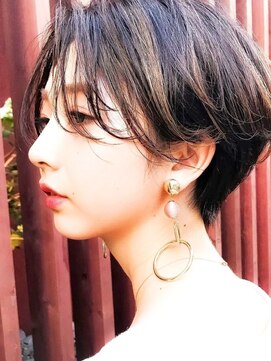 ディーバ 渋谷(D.I.E.V.A) 30代40代50代大人可愛いハンサムショートボブ3Dハイライトカラー