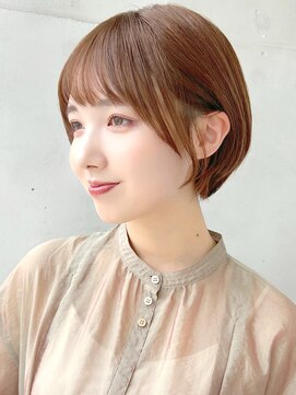 セイドット オモテサンドウ(Say. omotesando) say. マッシュショート ショートカット ミルクティーベージュ