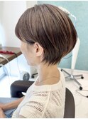 直毛さんでもおさまるショートボブ