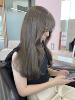 マティー(MATTY)&nbsp;韓国風ロングレイヤー×オリーブベージュ