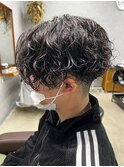 メンズパーマ波巻きパーマツイストスパイラルパーマ30代鹿児島