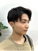メンズカット栄ダウンパーマウルフメンズパーマ名古屋矢場町韓国