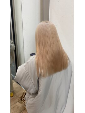 リアン(LIAN) イメチェン/ハイトーン/ダブルカラー/ホワイトベージュ/郡山