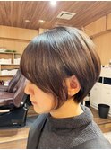 ☆　ショートボブ　耳かけスッキリスタイル　☆