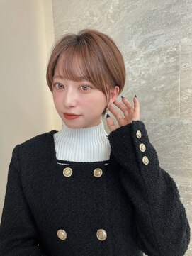 ロンドロゼ 池袋(Lond rose) イメチェン外ハネボブ美髪ワイドバングレイヤーショート/池袋