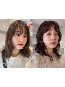 ゆるふわもくるくるも♪誰よりもラク＊カワでいたいなら絶対にe・n・uのパーマ♪