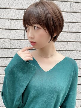 ロンド 銀座(Lond) 【成田】イメチェン外ハネボブ美髪ワイドバングショート/銀座6
