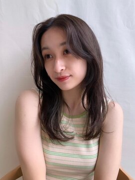 ルミ 上大岡店(Lumi) 顔型別ヘアスタイル特集/レイヤーカット/チェリーブラウン